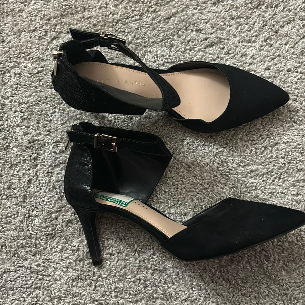 Black Kelly and Katie heels